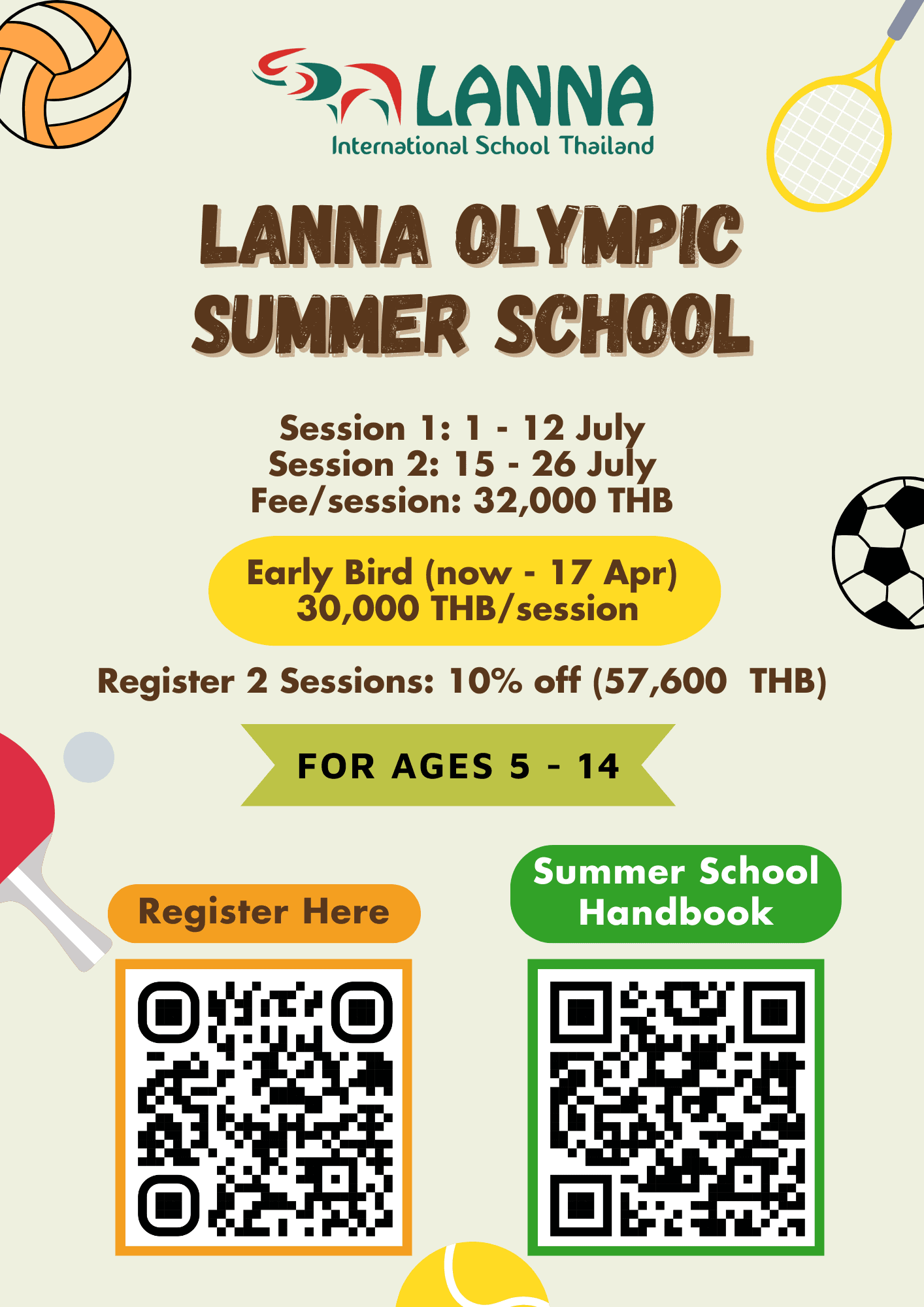 Summer Camp 2024 Lanna International School Thailand Chiang Mai   LANNA OLYMPIC SUMMER SCHOOL 2024 